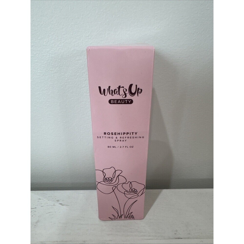 WHATS UP BEAUTY ROSEHIPPITY SETTING & REFRESHING SPRAY 80ML/2.7 FL OZ - NEW